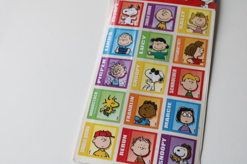 photo of 90s vintage sealed SandyLion stickers Peanuts gang characters Snoopy Charlie Brown #3