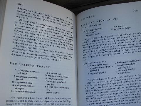 photo of A Matter of Taste, 1960s vintage cookbook, spices and seasonings #5