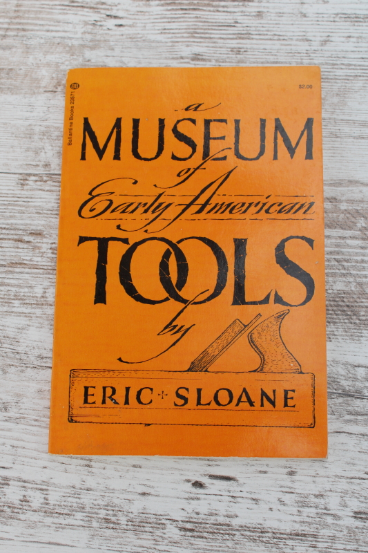 photo of A Museum of Early American Tools, Eric Sloane drawings of primitive farm & building tools #1