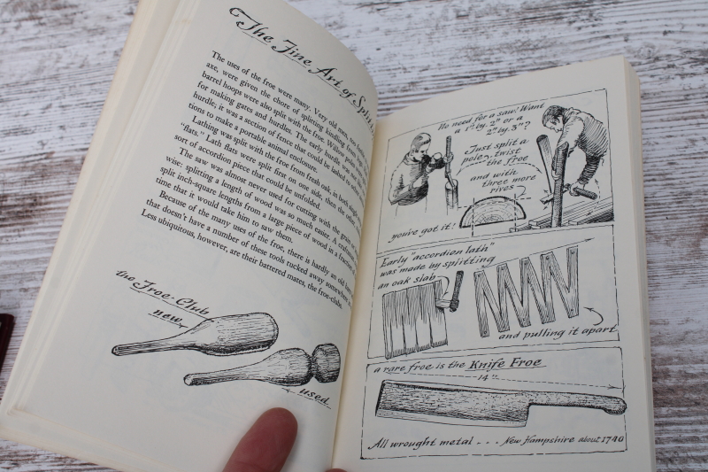 photo of A Museum of Early American Tools, Eric Sloane drawings of primitive farm & building tools  #4