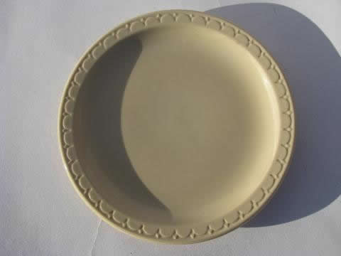 photo of Adobe ware brown restaurant ironstone, sandwich plates, vintage Syracuse china #2