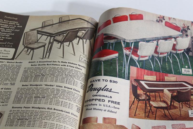 photo of Aldens department store mail order catalog vintage 1959-1960 fall winter big book #2