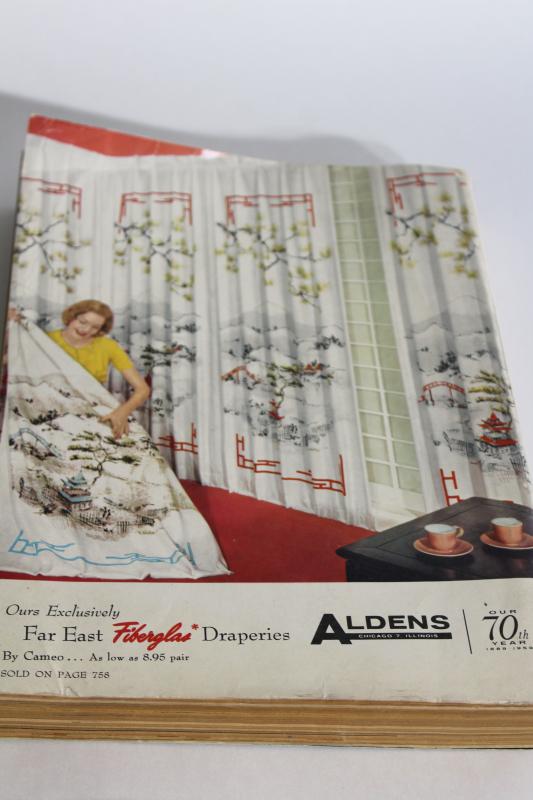 photo of Aldens department store mail order catalog vintage 1959-1960 fall winter big book #5