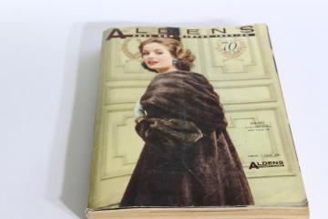 catalog photo of Aldens department store mail order catalog vintage 1959-1960 fall winter big book