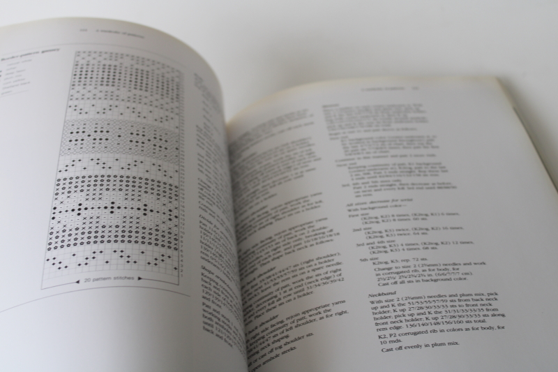 photo of Alice Starmore's Book of Fair Isle Knitting, traditional knit techniques & charted patterns  #3