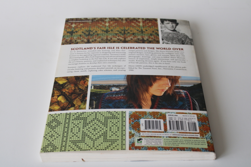 photo of Alice Starmore's Book of Fair Isle Knitting, traditional knit techniques & charted patterns  #5