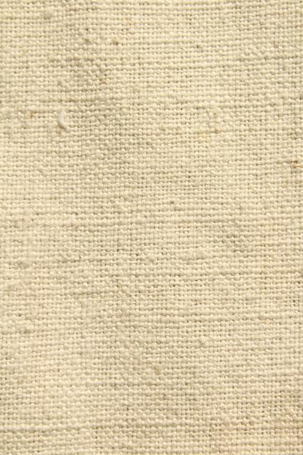 photo of American graphics feed bag, vintage heavy cotton grain sack, primitive grubby antique fabric #7