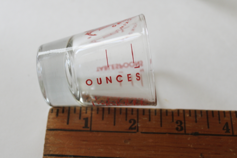 photo of Anchor Hocking shots or measuring glasses, new shot glasses set of four  #3