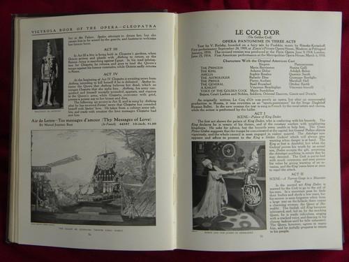 photo of Antique 1919 Victrola Book of Opera / radio catalog w/photos & prices  #3