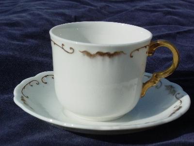 photo of Antique china demitasse set for 10 #2