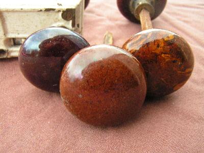 photo of Pottery slip door knobs #1