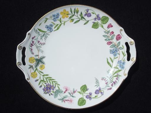 photo of Arcadia Royal Worcester oven to table china under plate or handled round platter #1