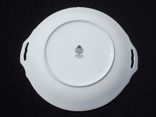 photo of Arcadia Royal Worcester oven to table china under plate or handled round platter #3