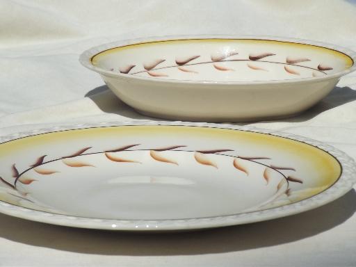 photo of Arcadia Vernon Kilns pottery, vintage Vernonware Califonia pottery dishes #1