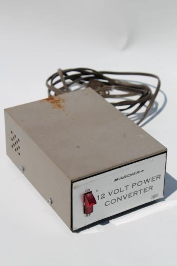 photo of Archer 12 volt power converter, 1.75 amp 117 volt AC to 12 volt DC power supply #1