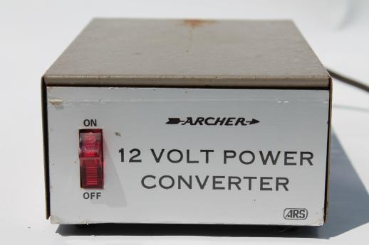 photo of Archer 12 volt power converter, 1.75 amp 117 volt AC to 12 volt DC power supply #2