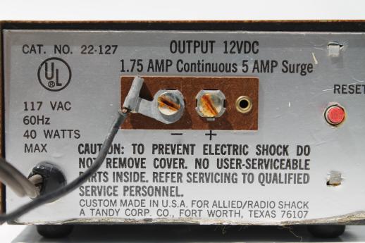 photo of Archer 12 volt power converter, 1.75 amp 117 volt AC to 12 volt DC power supply #4