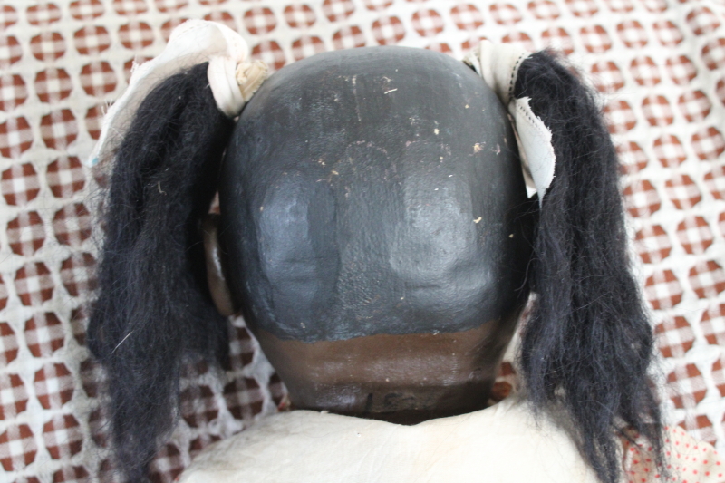 photo of Arnett's Country Store signed numbered dolls Joshua and Jessie, vintage Black Americana boy & girl  #4