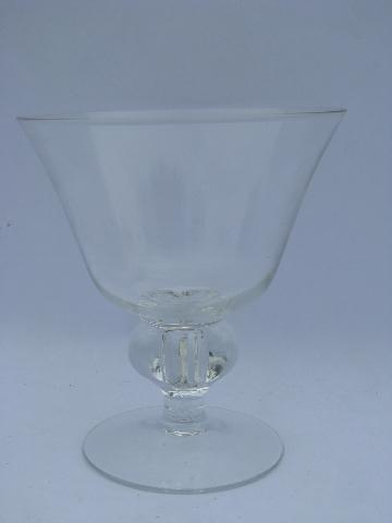 photo of Astrid - Swedish crystal stemware, six sherbet glasses or low champagnes #2