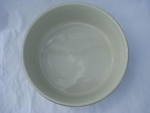 photo of Autumn Leaf vintage Hall pottery Jewel Tea T casserole baking dish #2