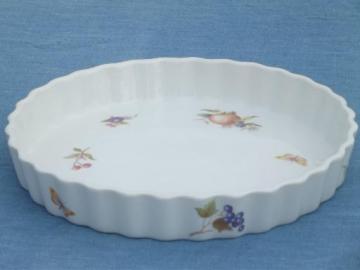 catalog photo of BIA Cordon Bleu french quiche fruit tart pan, Frieda Collection china 