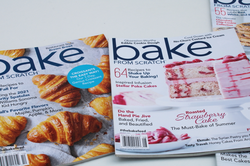 photo of Bake From Scratch magazines home baker baking recipes & technique, lot of back issues 2021 2022 #3