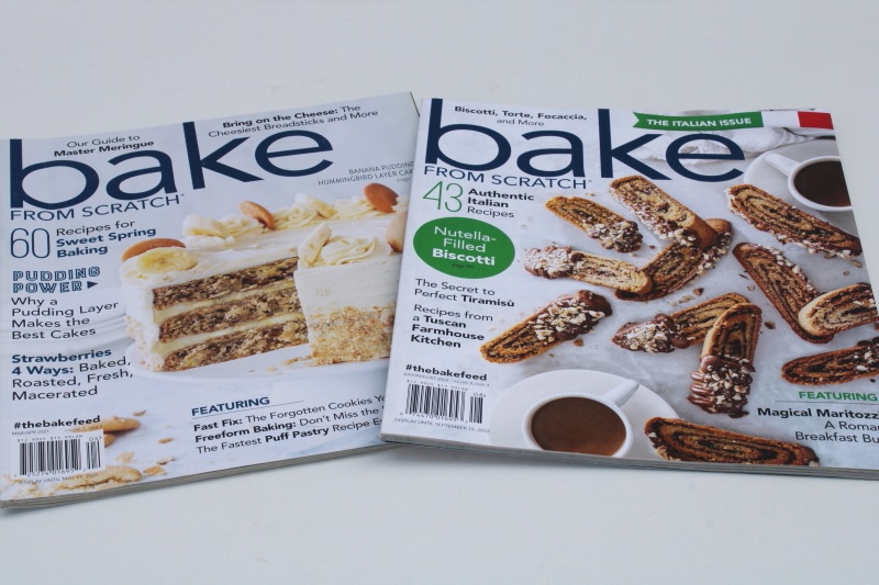 photo of Bake From Scratch magazines home baker baking recipes & technique, lot of back issues 2021 2022 #5