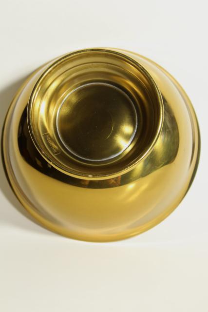 photo of Baldwin brass hallmark, vintage Revere style solid brass bowl #9