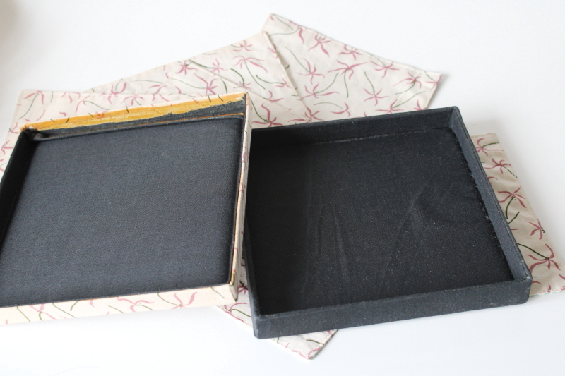 photo of Bali handcrafted print cotton fabric table mat coasters in box  #5