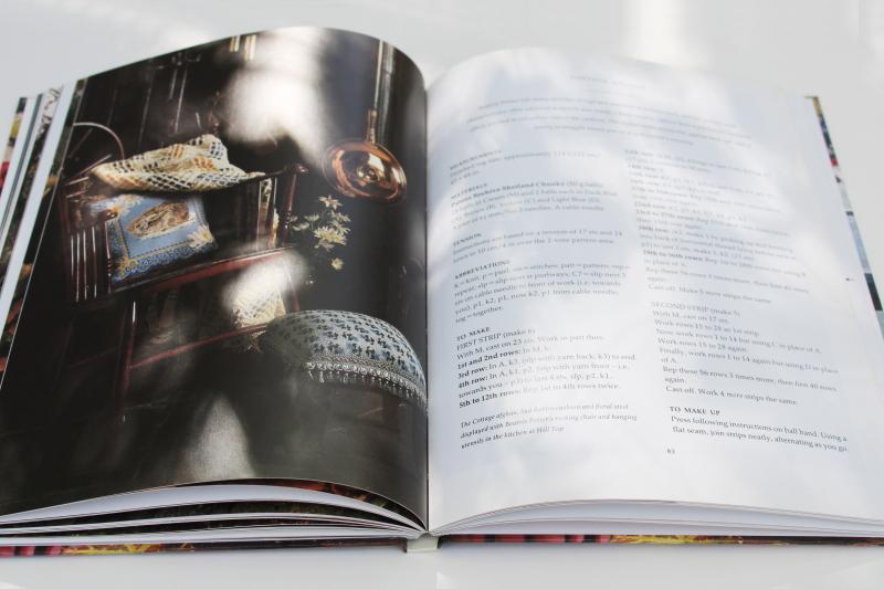 photo of Beatrix Potter needlepoint book, charted needlework patterns in color vintage out of print #3