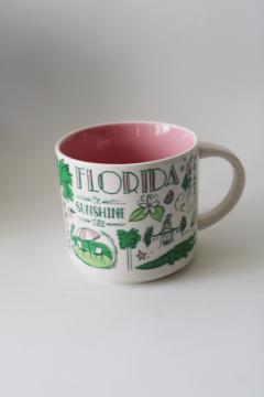 Been There Florida the Sunshine State Starbucks coffee mug dated 2019