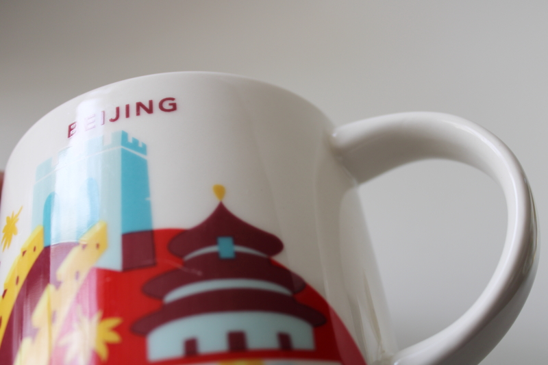 photo of Beijing Starbucks You Are Here coffee mug dated 2017 #2