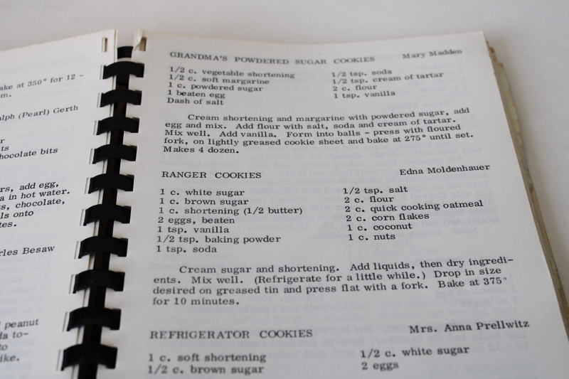 photo of Berlin Wisconsin vintage community cookbook St John Lutheran Church 1977  #3