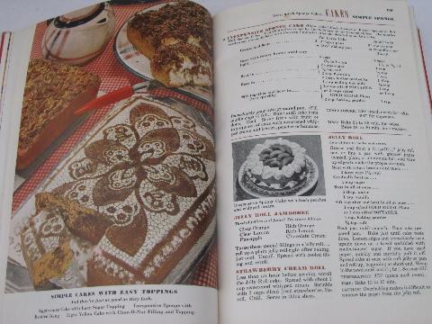 photo of Betty Crocker's Picture Cook Book, vintage 1950, red & white cover #3