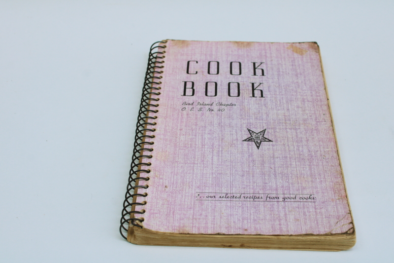 photo of Bird Island Minnesota cookbook vintage 1948, rural midwest farm community recipes  #1