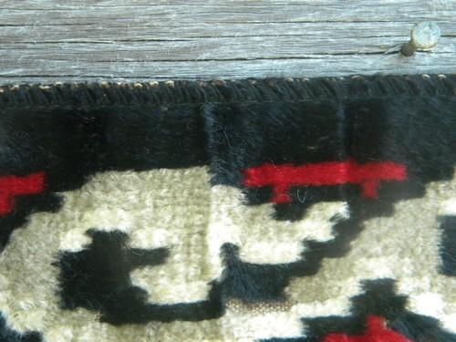 photo of Black bears! vintage tapestry plush, cabin/lodge wall hanging #3