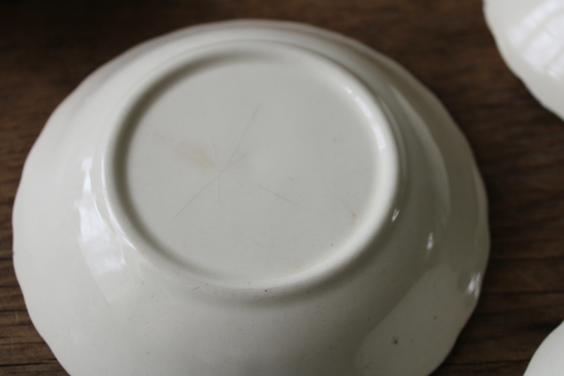 photo of Blue Ridge Southern Potteries vintage hand painted pottery bowls, huckleberry or blueberries pattern  #10