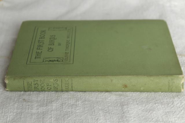 photo of Book of Birds, turn of the century vintage Riverside Press antique tinted color photos #3