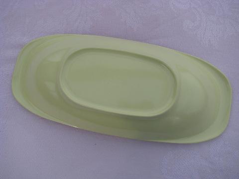 photo of Boonton ware vintage melmac long bowl #2