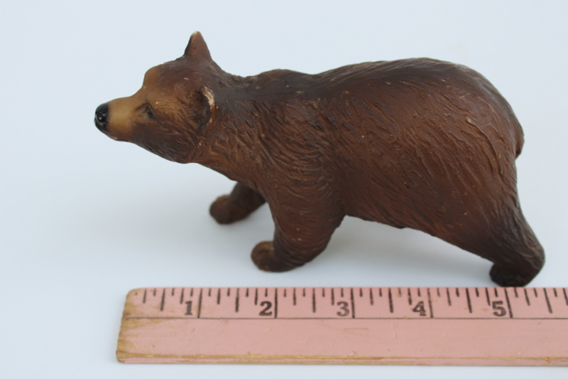 photo of Breyer bear, brown bear or grizzly 1970s vintage hard plastic toy realistic animal figure  #4