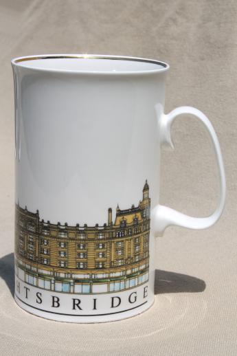 photo of British Isles coffee cups & tea mugs, lot of Scots & Irish porcelain souvenir china #4