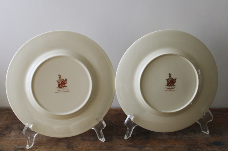 photo of Bunnykins Royal Doulton china, vintage plates, bowls, mugs six different bunny scenes  #6