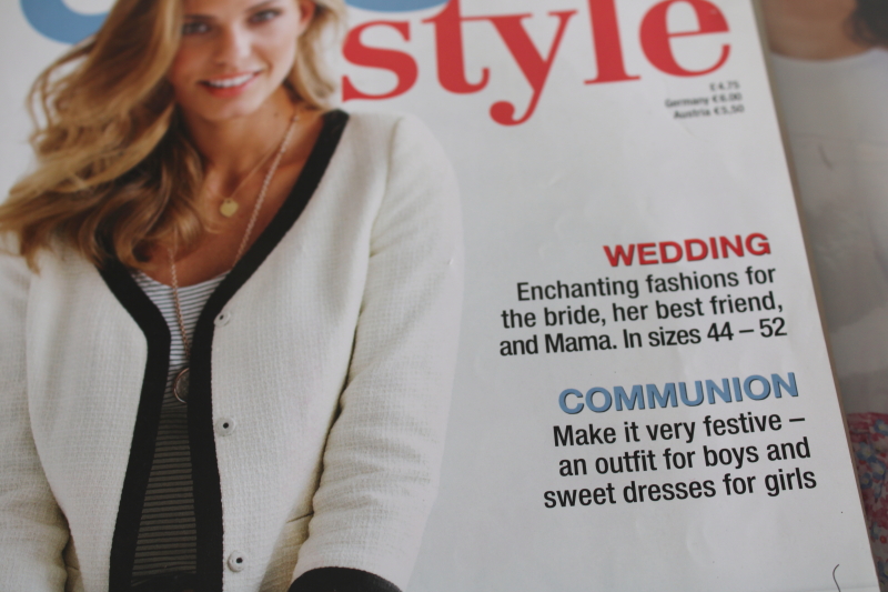 photo of Burda sewing patterns magazines lot, multi size pattern pullouts, spring summer 2013  #5