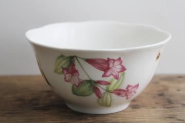 catalog photo of Butterfly Meadow Lenox china monarch rice bowl, small deep all purpose bowl shape