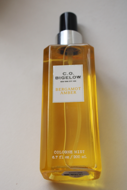 photo of C O Bigelow Bergamot Amber cologne mist full 200 ml bottle fragrance spray discontinued scent  #2