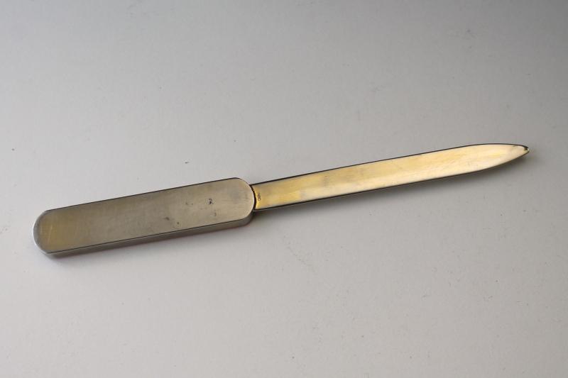 photo of Cadillac letter opener, vintage advertising w/ logo #4