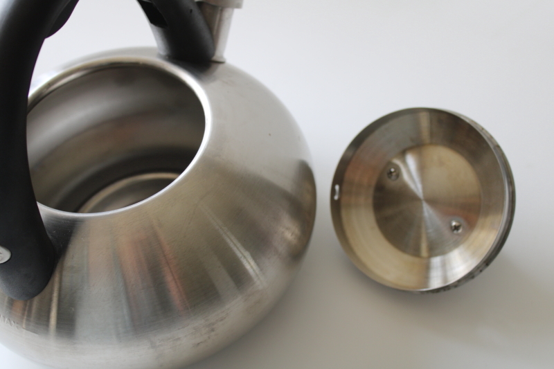 photo of Calphalon stainless tea kettle, whistling teakettle 4402 2 quart size  #4