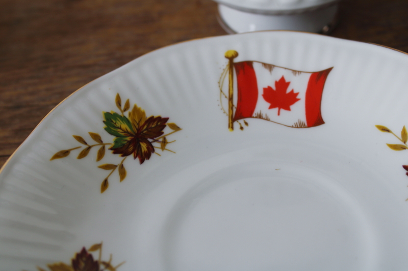 photo of Canada souvenir vintage bone china tea cup & saucer #3
