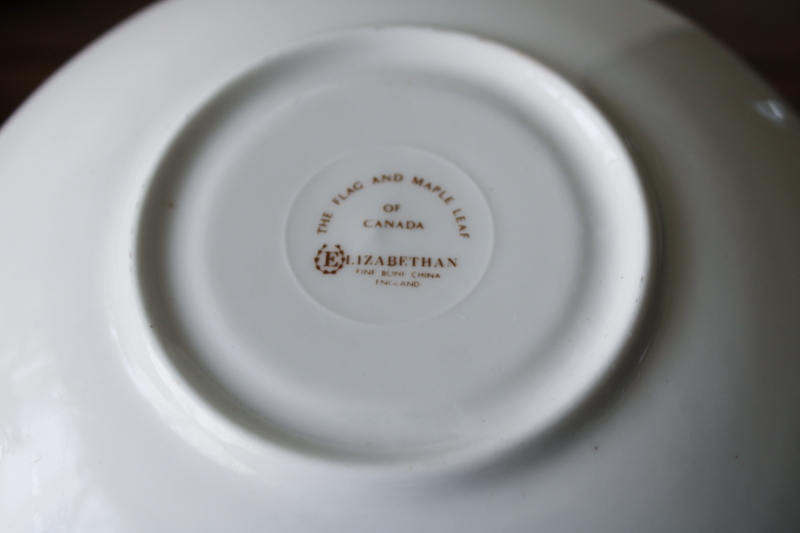 photo of Canada souvenir vintage bone china tea cup & saucer #4