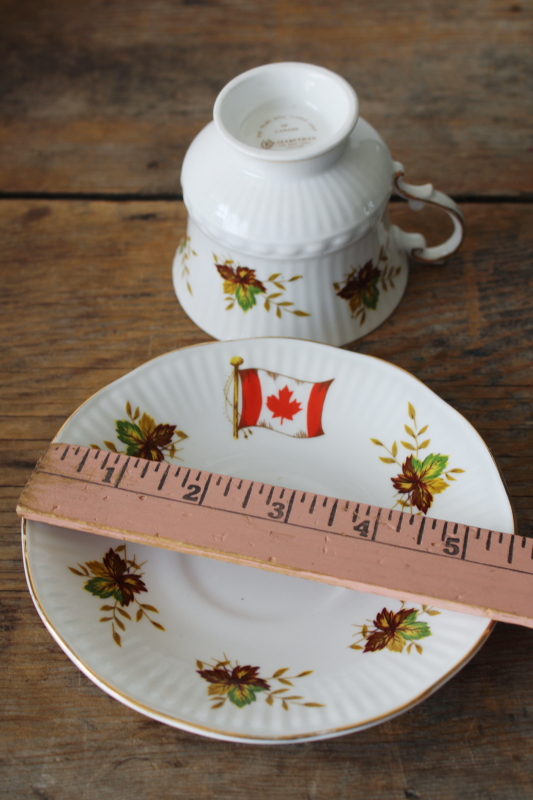 photo of Canada souvenir vintage bone china tea cup & saucer #5